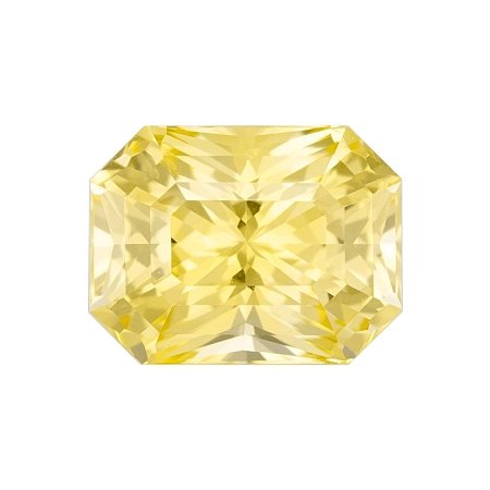 2.09 ct Radiant Yellow Natural Sapphire