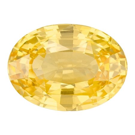 5.41 ct Oval Yellow Natural Sapphire