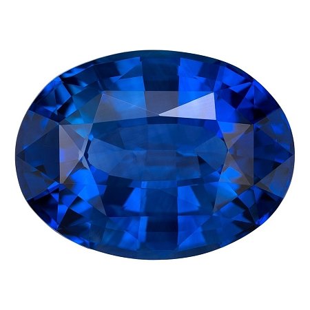 6.51 ct Oval Blue Natural Sapphire