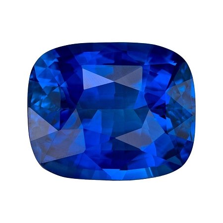 3.55 ct Cushion Blue Natural Sapphire