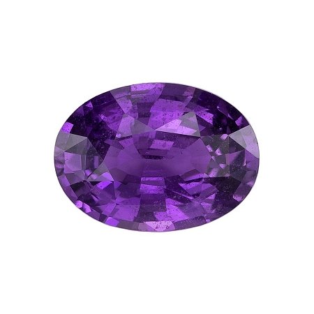 1.53 ct Oval Purple Natural Sapphire