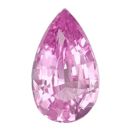 2.52 ct Pear Pink Natural Sapphire