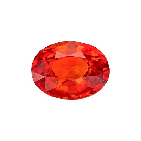 0.92 ct Oval Orange Natural Sapphire