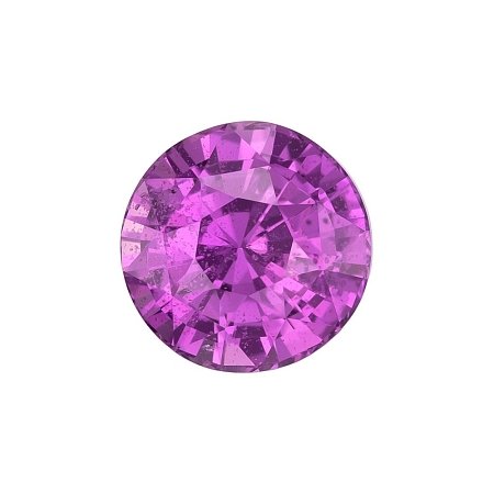 1.34 ct Round Purple Natural Sapphire