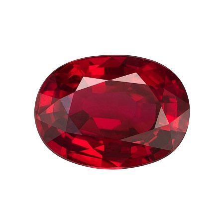 2.19 ct Oval Red Natural Ruby