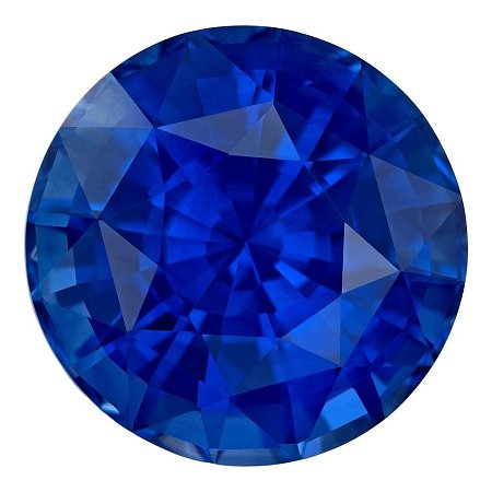 10.09 ct Round Blue Natural Sapphire