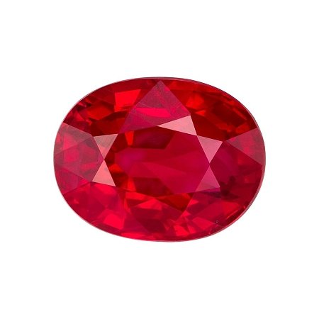2.07 ct Oval Red Natural Ruby
