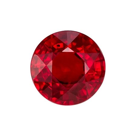 1.74 ct Round Red Natural Ruby