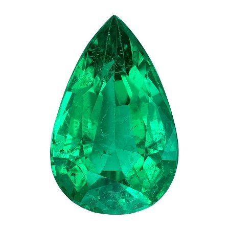 2.20 ct Pear Green Natural Emerald