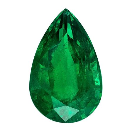 2.37 ct Pear Green Natural Emerald