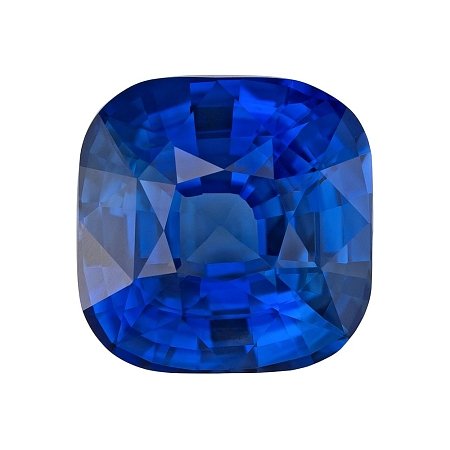 3.30 ct Cushion Blue Natural Sapphire
