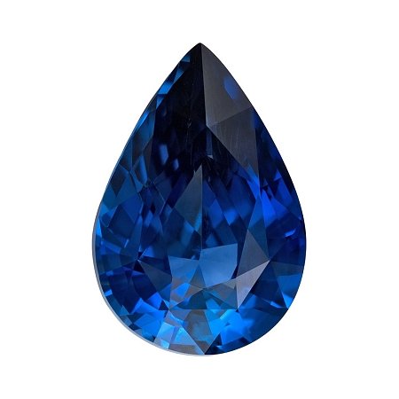 2.57 ct Pear Blue Natural Sapphire