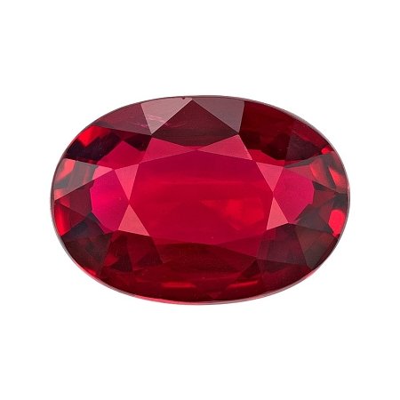 2.03 ct Oval Red Natural Ruby