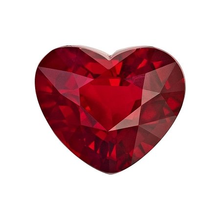 2.57 ct Heart Red Natural Ruby