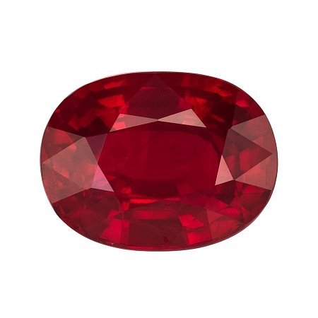 3.12 ct Oval Red Natural Ruby