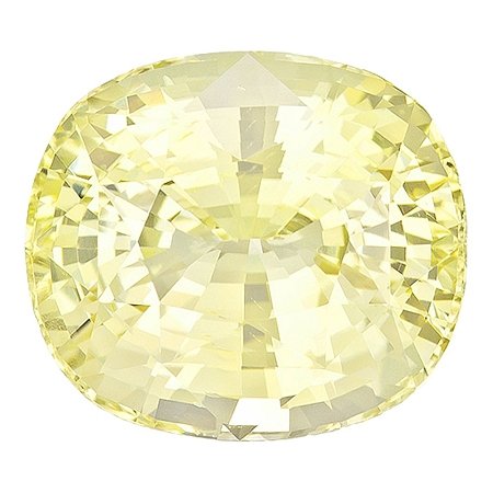 9.12 ct Cushion Yellow Natural Sapphire