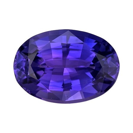2.74 ct Oval Purple Natural Sapphire