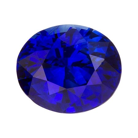 4.09 ct Oval Blue Natural Sapphire