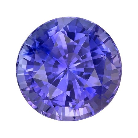 5.06 ct Round Purple Natural Sapphire