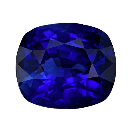 4.10 ct Cushion Blue Natural Sapphire