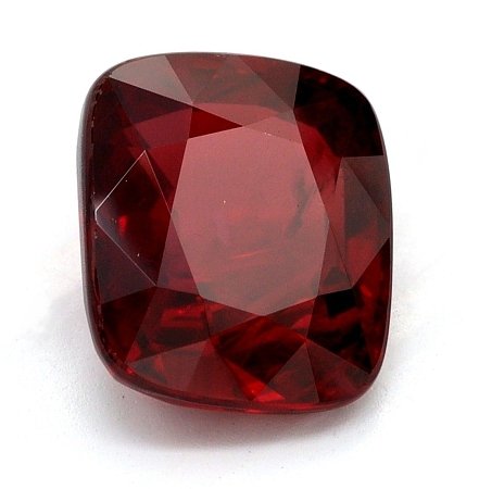 3.02 ct Cushion Red Natural Ruby