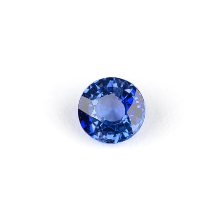 1.55 ct Round Blue Natural Sapphire