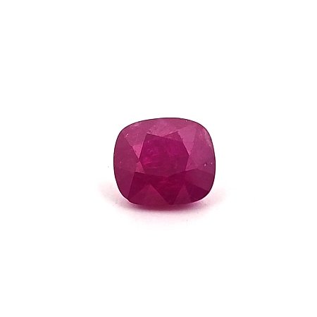 3.35 ct Cushion Red Natural Ruby