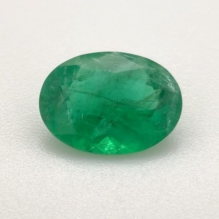 0.76 ct Oval Green Natural Emerald