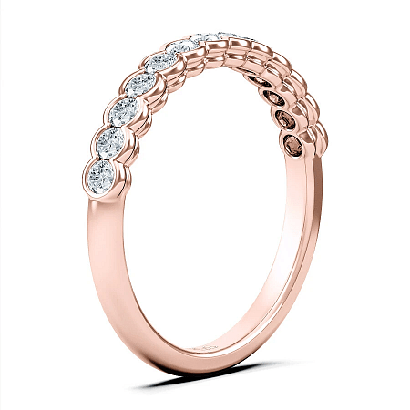 Selena Wedding Ring with Natural Diamonds 0.43ct Total Weight