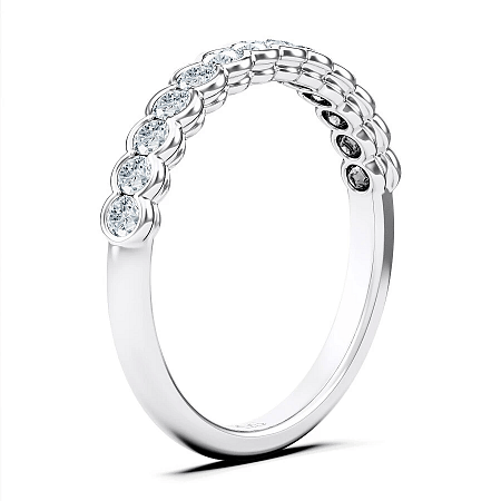 Selena Wedding Ring with Natural Diamonds 0.43ct Total Weight