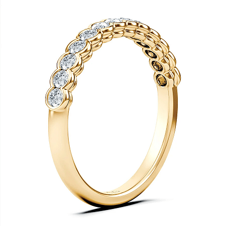 Selena Wedding Ring with Natural Diamonds 0.43ct Total Weight