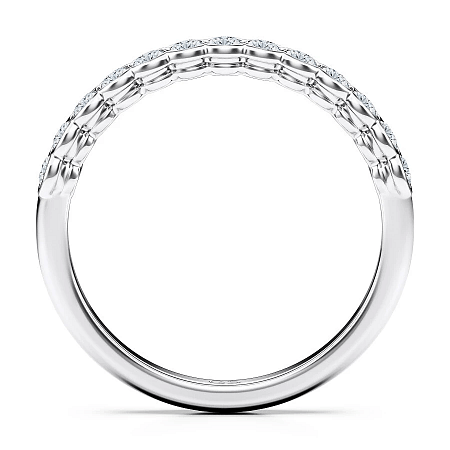 Selena Wedding Ring with Natural Diamonds 0.43ct Total Weight