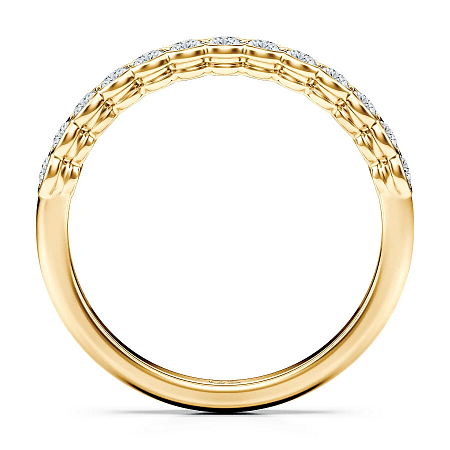 Selena Wedding Ring with Natural Diamonds 0.43ct Total Weight