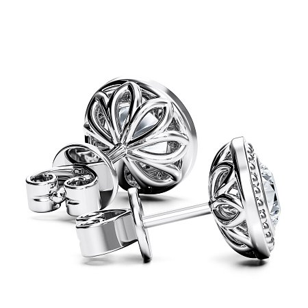 Sol Bezel Set Earrings