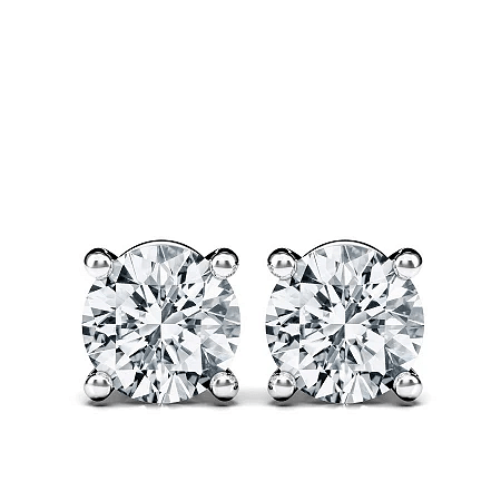 Earrings with 2 Lab Grown IGI Diamonds 0.76ct Total Weight