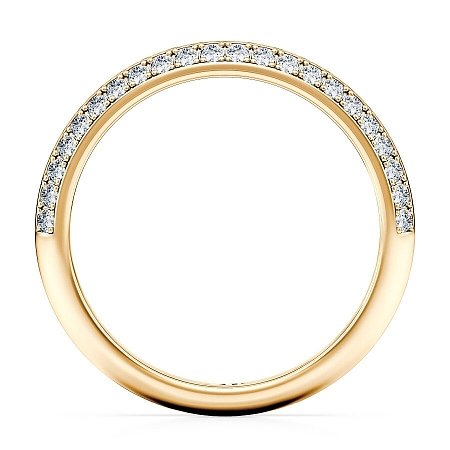 Tribute Wedding Ring with Diamond 0.25ct Total Weight