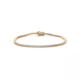Tennis Bracelet with LG Diamonds 1ct Total Weight