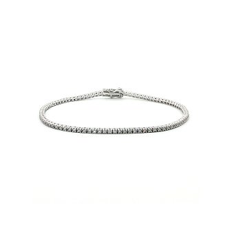 Tennis Bracelet with LG Diamonds 1ct Total Weight