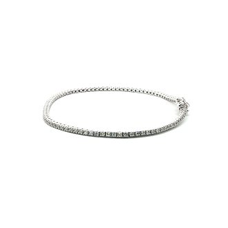 Tennis Bracelet with LG Diamonds 1ct Total Weight