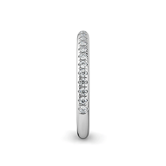Rene Straight Wedding Ring with Natural Diamonds 0.2ct Total Weight