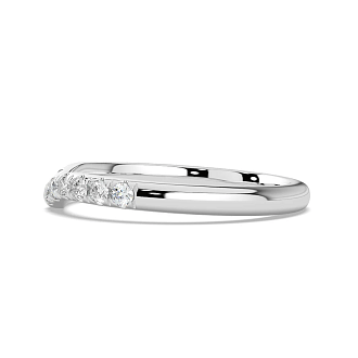 Pure Fancy Wedding Ring with Natural Diamonds 0.2ct Total Weight