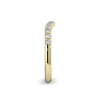 Pure Fancy Wedding Ring with Natural Diamonds 0.2ct Total Weight