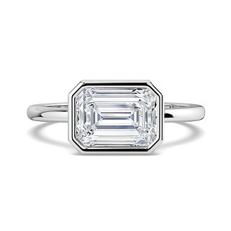 Lumen Emerald Engagement Ring