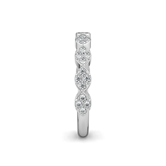 Marquise Shaped Natural Diamond Stacker Ring 0.20cts Total Weight