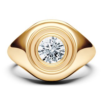 Signet Engagement Ring