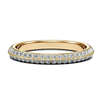 Tribute Wedding Ring with Diamond 0.25ct Total Weight