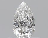 0.29 ct E VVS2 Pear Shape Natural Diamond