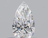 0.30 ct D VS2 Pear Shape Natural Diamond
