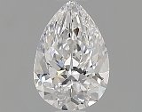 0.71 ct D VVS2 Pear Shape Natural Diamond