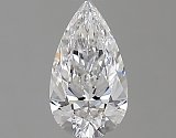 0.70 ct E VVS2 Pear Shape Natural Diamond